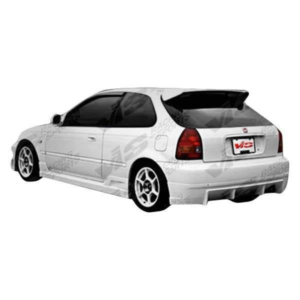 1996-2000 Honda Civic Hatchback TSC Style FRP Primer Rear Lip-1