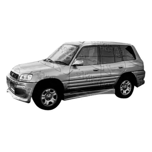1996-2000 Toyota Rav 4 2 doors BALLISTIX Style FRP Primer Side Skirts-2