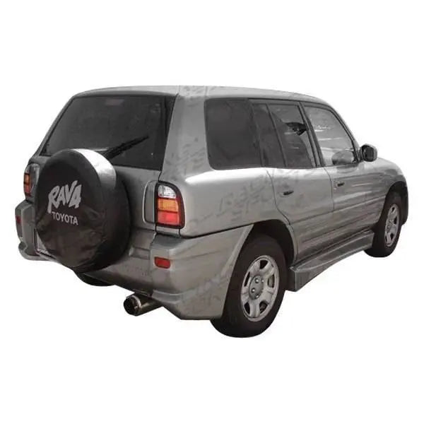 1996-2000 Toyota Rav 4 4 doors BALLISTIX Style FRP Primer Side Skirts-1