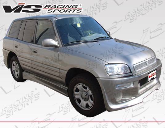 1996-1997 Toyota Rav 4 2 doors BALLISTIX Style FRP Primer Full Kit-1
