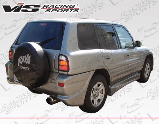 1996-1997 Toyota Rav 4 2 doors BALLISTIX Style FRP Primer Full Kit-3
