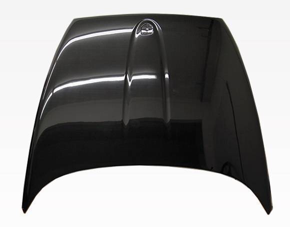 1997-2004 Dodge Dakota OEM Style Carbon Fiber Black Hood-3
