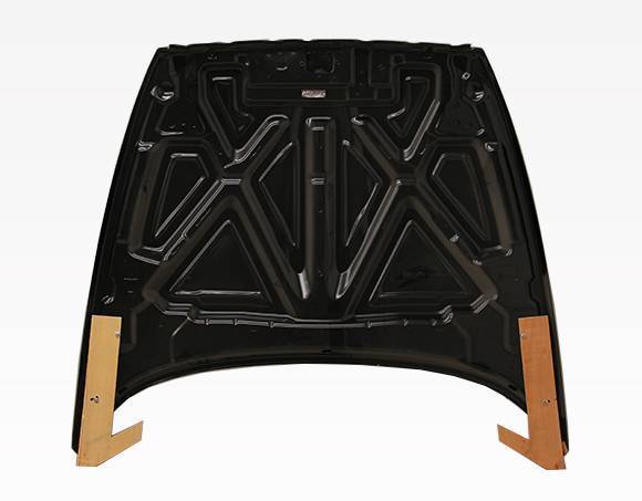 1997-2004 Dodge Dakota OEM Style Carbon Fiber Black Hood-4