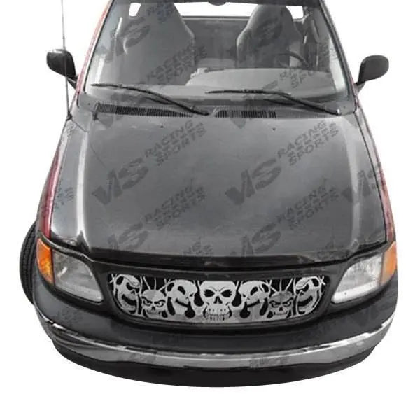 1997-2002 Ford Expedition 4 doors OEM Style Carbon Fiber Black Hood-1