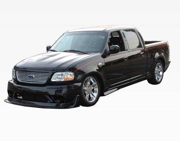 1997-2003 Ford F150 2 doors 4 doors Cobra R Style FRP Primer Front Bumper-3