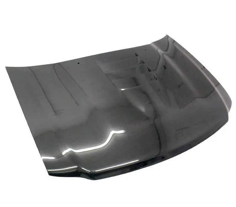 1997-2003 Ford F150 2 doors Cobra R 2000 Style Carbon Fiber Black Hood-1