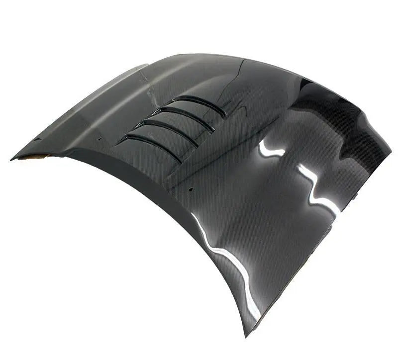 1997-2003 Ford F150 2 doors Cobra R 2000 Style Carbon Fiber Black Hood-2