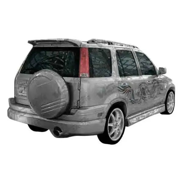 1997-2001 Honda CRV 4 doors TECHNO R Style FRP Primer Side Skirts-1