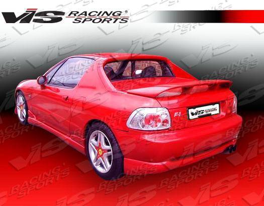 1997-1997 Honda Del Sol 2 doors TECHNO R Style FRP Primer Full Kit-3