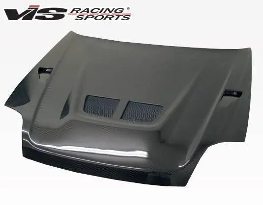 1997-2001 Honda Prelude 2 doors EVO Style Carbon Fiber Black Hood-3