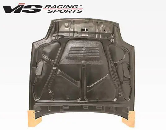 1997-2001 Honda Prelude 2 doors EVO Style Carbon Fiber Black Hood-4