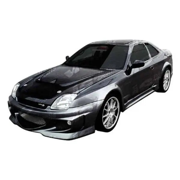 1997-2001 Honda Prelude 2 doors GT BOMBER Style FRP Primer Side Skirts-1