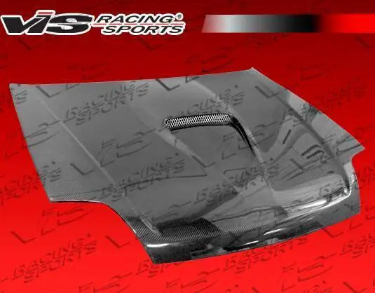 1997-2001 Honda Prelude 2 doors G Force Style Carbon Fiber Black Hood-3