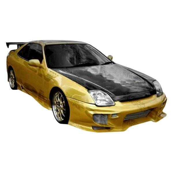 1997-2001 Honda Prelude 2 doors INVADER Style FRP Primer Front Bumper-1