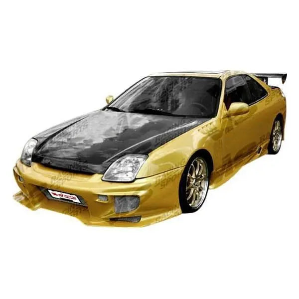 1997-2001 Honda Prelude 2 doors INVADER Style FRP Primer Side Skirts-1