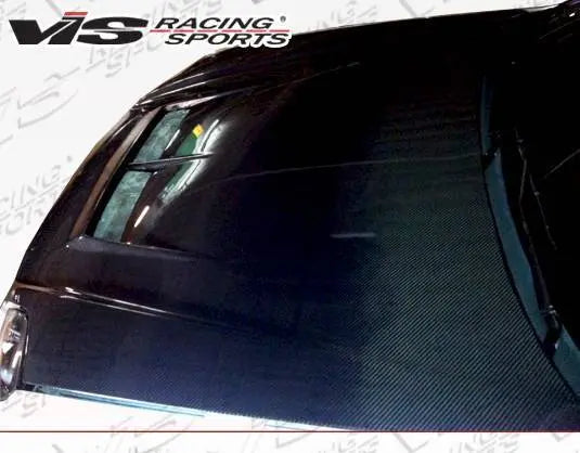 1997-2001 Honda Prelude 2 doors JS Style Carbon Fiber Black Hood-3