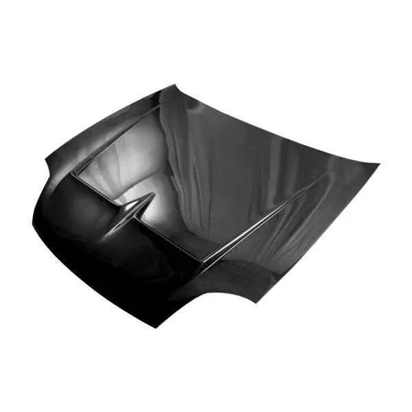 1997-2001 Honda Prelude 2 doors Monster 3 Style Carbon Fiber Black Hood-1