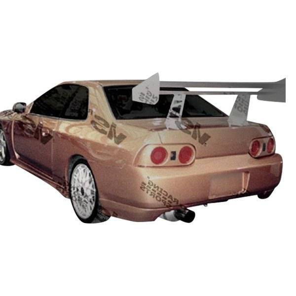 1997-2001 Honda Prelude 2 doors TECHNO R Style FRP Primer Rear Lip-1