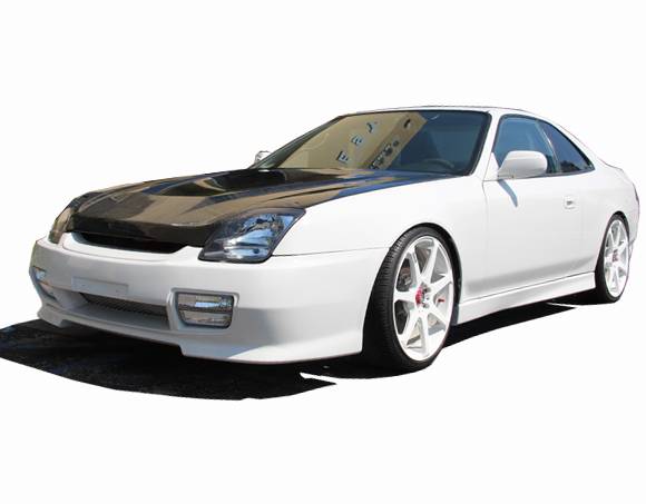 1997-2001 Honda Prelude 2 doors TECHNO R Style FRP Primer Full Kit-1
