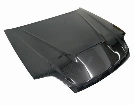 1997-2001 Honda Prelude 2 doors INVADER Style Carbon Fiber Black Hood-2