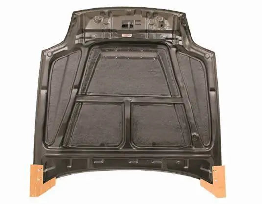 1997-2001 Honda Prelude 2 doors INVADER Style Carbon Fiber Black Hood-5
