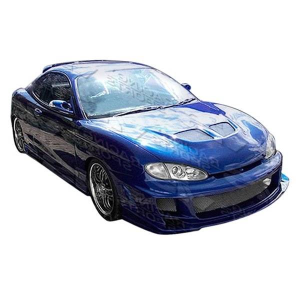 1997-1999 Hyundai Tiburon 2 doors BALLISTIX Style FRP Primer Full Kit-1