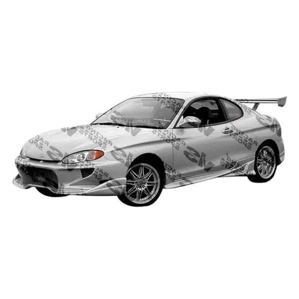 1997-1999 Hyundai Tiburon 2 doors INVADER Style FRP Primer Side Skirts-1