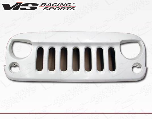 1997-2014 Jeep Wrangler FRP Primer Grill-2