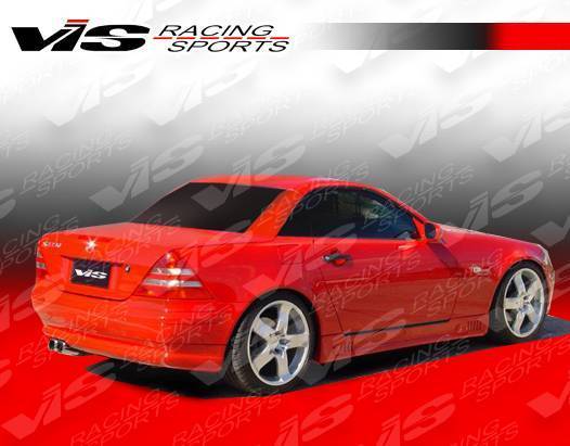 1997-2004 Mercedes SLK R170 2 doors FRP Primer Rear Lip-1