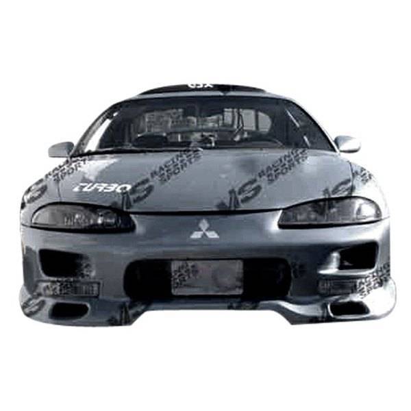 1997-1999 Mitsubishi Eclipse 2 doors INVADER 2 Style FRP Primer Front Bumper-1