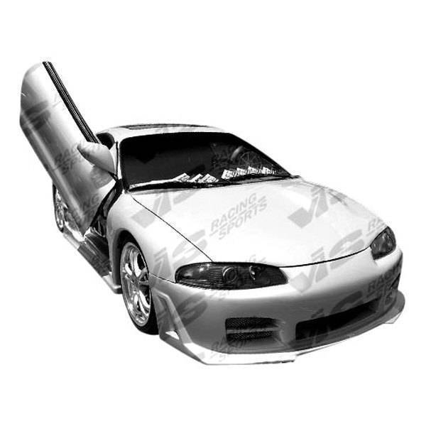 1997-1999 Mitsubishi Eclipse 2 doors OCTANE Style FRP Primer Front Bumper-1
