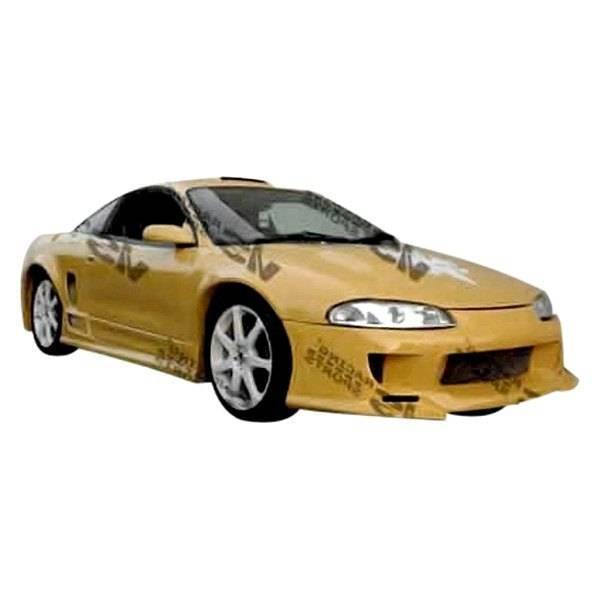1997-1999 Mitsubishi Eclipse 2 doors Strada F1 Style FRP Primer Front Bumper-1