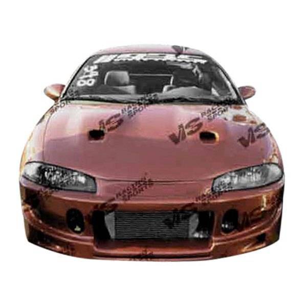 1997-1999 Mitsubishi Eclipse 2 doors TSC Style FRP Primer Front Bumper-1
