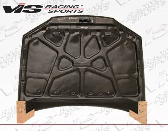 1997-2002 Mitsubishi Mirage 2 doors OEM Style Carbon Fiber Black Hood-3