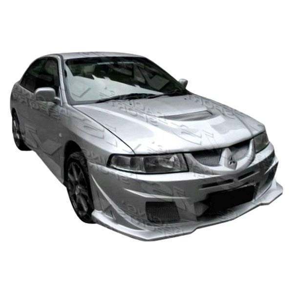 1997-2001 Mitsubishi Mirage 4 doors CYBER 2 Style FRP Primer Front Bumper-1