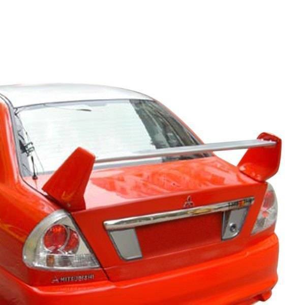 1997-2001 Mitsubishi Mirage 4 doors EVO 8 Style FRP Primer Spoiler-1
