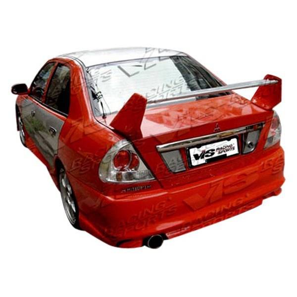 1997-2001 Mitsubishi Mirage 4 doors EVO 8 Style FRP Primer Full Kit-3