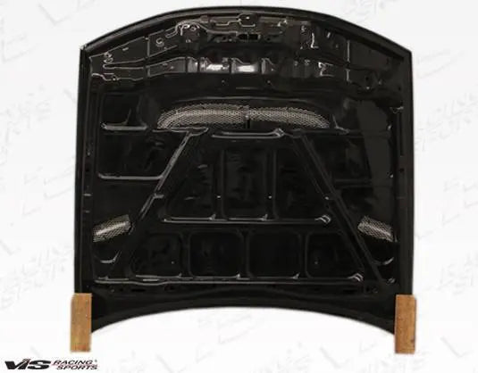 1997-1998 Nissan 240SX 2 doors Drift 2 Style Carbon Fiber Black Hood-4