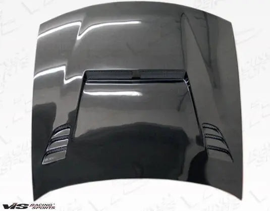 1997-1998 Nissan 240SX 2 doors JS 2 Style Carbon Fiber Black Hood-1