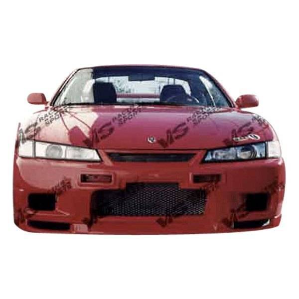 1997-1998 Nissan 240SX 2 doors OMEGA Style FRP Primer Front Bumper-1