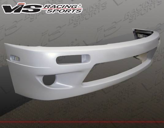 1997-1998 Nissan 240SX 2 doors Quad Six Style FRP Primer Front Bumper-2