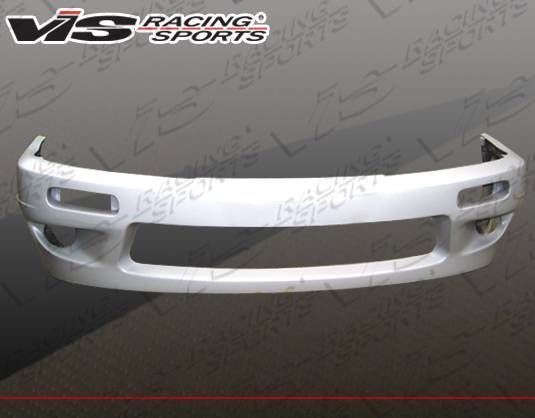 1997-1998 Nissan 240SX 2 doors Quad Six Style FRP Primer Front Bumper-3