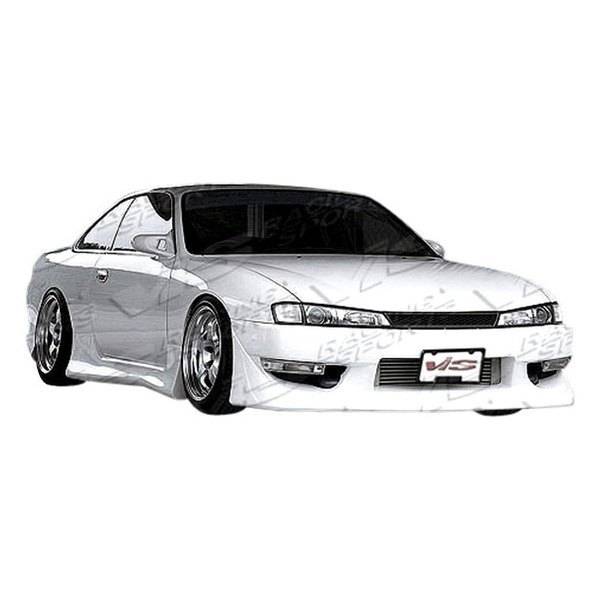 1997-1998 Nissan 240SX 2 doors WINGS Style FRP Primer Full Kit-1