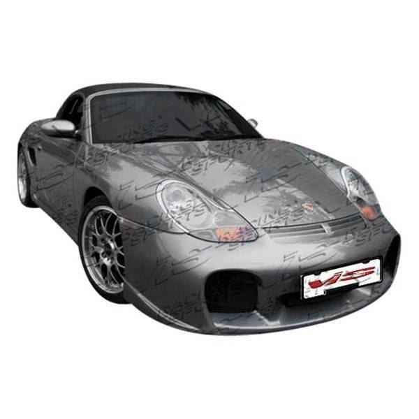 1997-2004 Porsche Boxster 986 2 doors A Tech Style FRP Primer Front Bumper-1