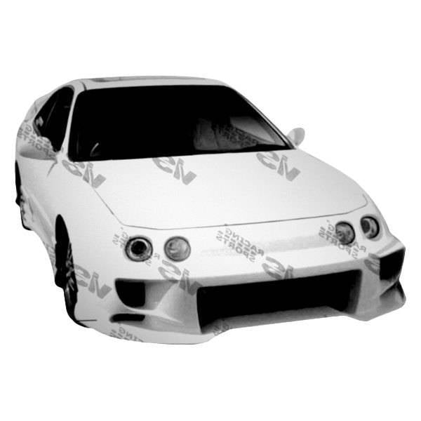 1998-2001 Acura Integra 2 doors 4 doors Invader 4 Style FRP Primer Front Bumper-1