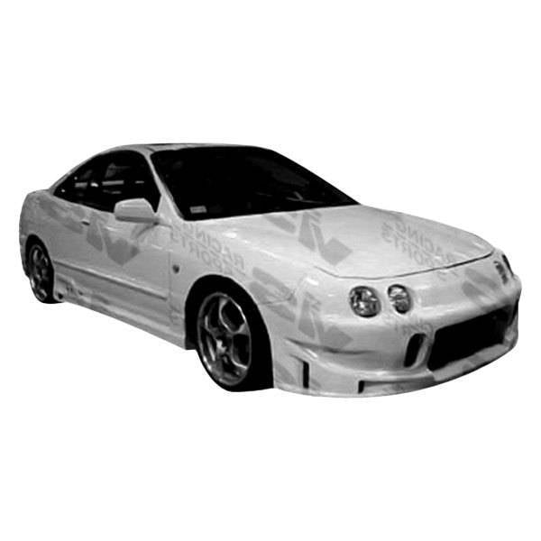 1998-2001 Acura Integra 2 doors 4 doors TSC Style FRP Primer Front Bumper-1