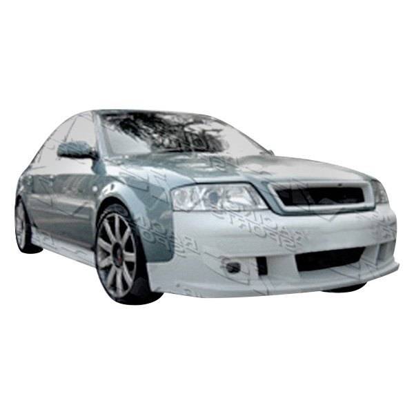 1998-2004 Audi A6 4 doors EURO TECH Style FRP Primer Full Kit-1