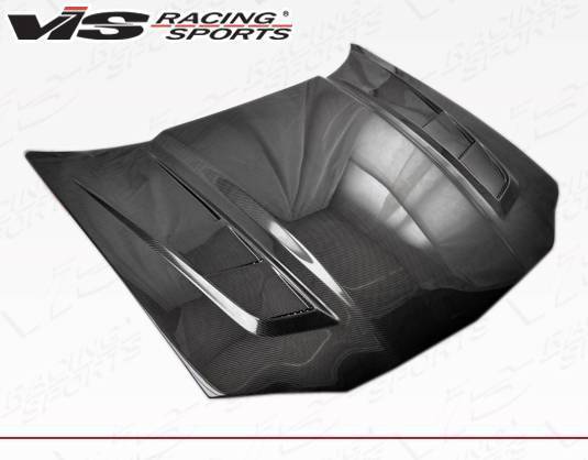1998-2002 Chevrolet Camaro 2 doors SCV Style Carbon Fiber Black Hood-2