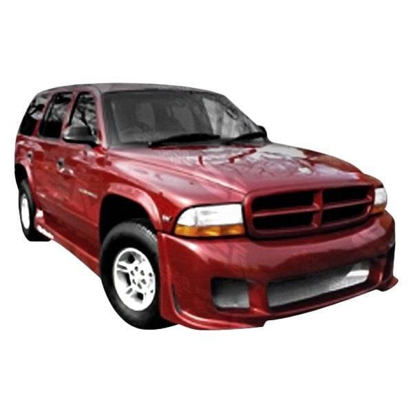 1998-2003 Dodge Durango 4 doors OUTCAST Style FRP Primer Front Bumper-1