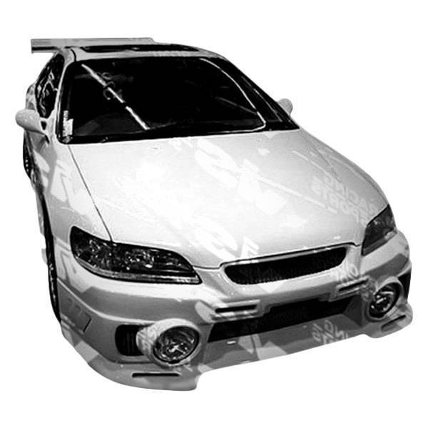 1998-2002 Honda Accord 2 doors EVO 3 Style FRP Primer Rear Bumper-1